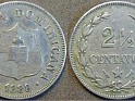 Cent - 2 1/2 Cent - Dominican Republic - 1888 - 0